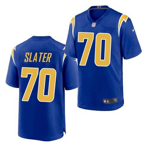 Men Los Angeles Chargers #70 Rashawn Slater Nike Royal Game NFL Jersey->los angeles chargers->NFL Jersey
